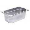 Bac Gastro GN 1/4 inox  | série 7000 : Volume:2.8L, Profondeur :100 mm