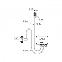 Pièces de rechange | Robinet de lavabo automatique TEMPOMATIC DELABIE 447100 | DEL-447100