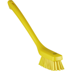 Brosse dure jaune long manche