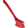 Vikan Brosse dure long manche | 420 mm fibres 5 couleurs : Couleur:Rouge