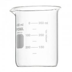 Bécher forme basse en verre borosilicaté 3.3 de 5 ml à 5000 ml
