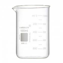 Bécher forme basse en verre borosilicaté 3.3 de 25 ml à 3000 ml