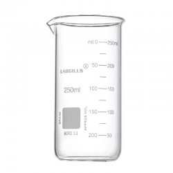 Bécher forme haute en verre borosilicaté 3.3 de 50 ml à 600 ml