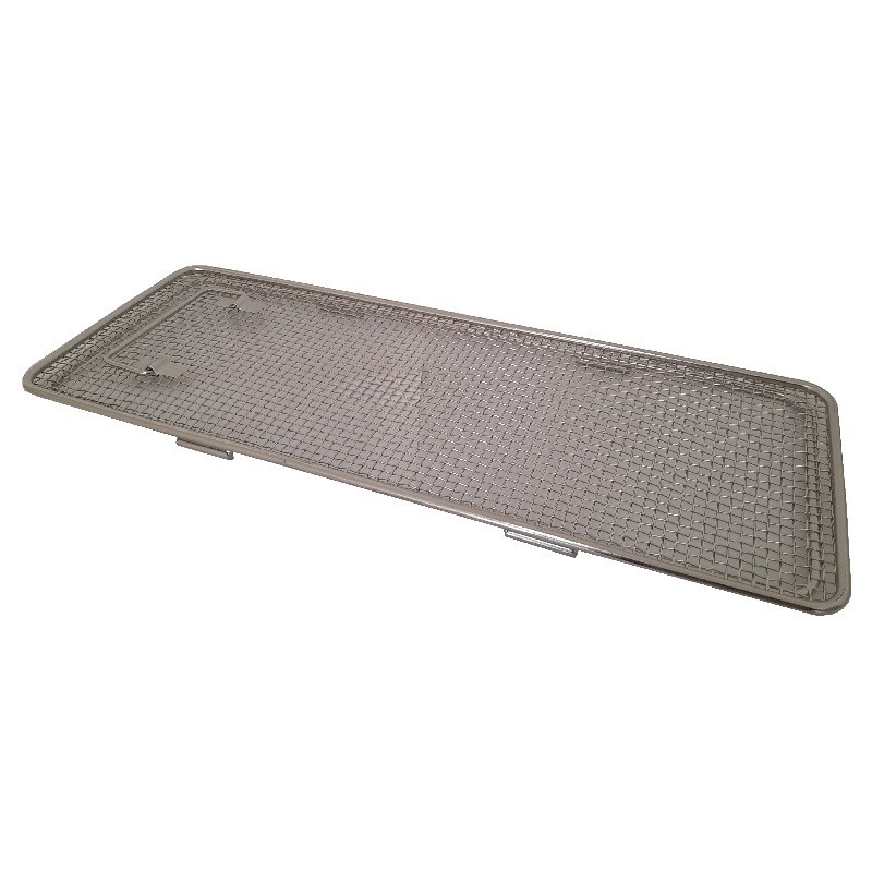 Panier à instruments  | Couvercle inox panier de stérilisation 540 x 240 mm | AQU-C5424