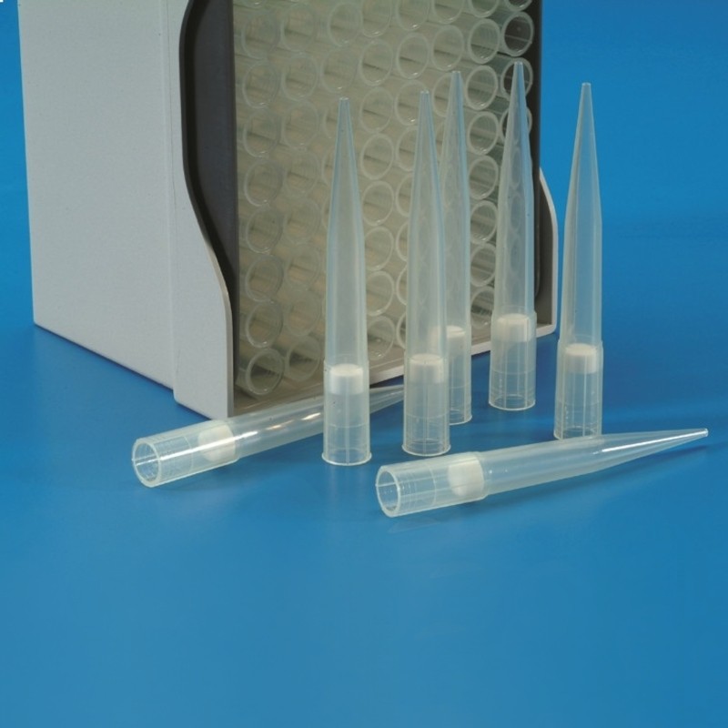 Pointe de pipette cône stérile avec filtre capacité 50-1000 μl Eppendorf® et Gilson® Kartell