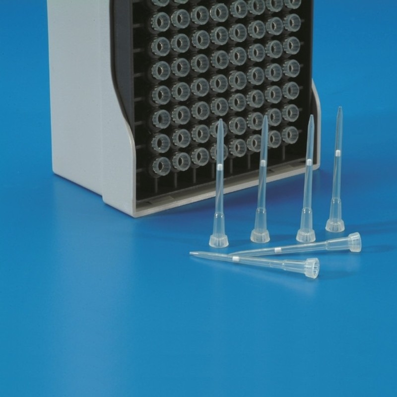 Pointe de pipette cône stérile avec filtre capacité 0.5-20 μl Eppendorf® Cristal Kartell