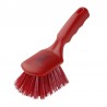 Vikan Brosse dure manche court 270 mm 10 couleurs : Couleur:Rouge