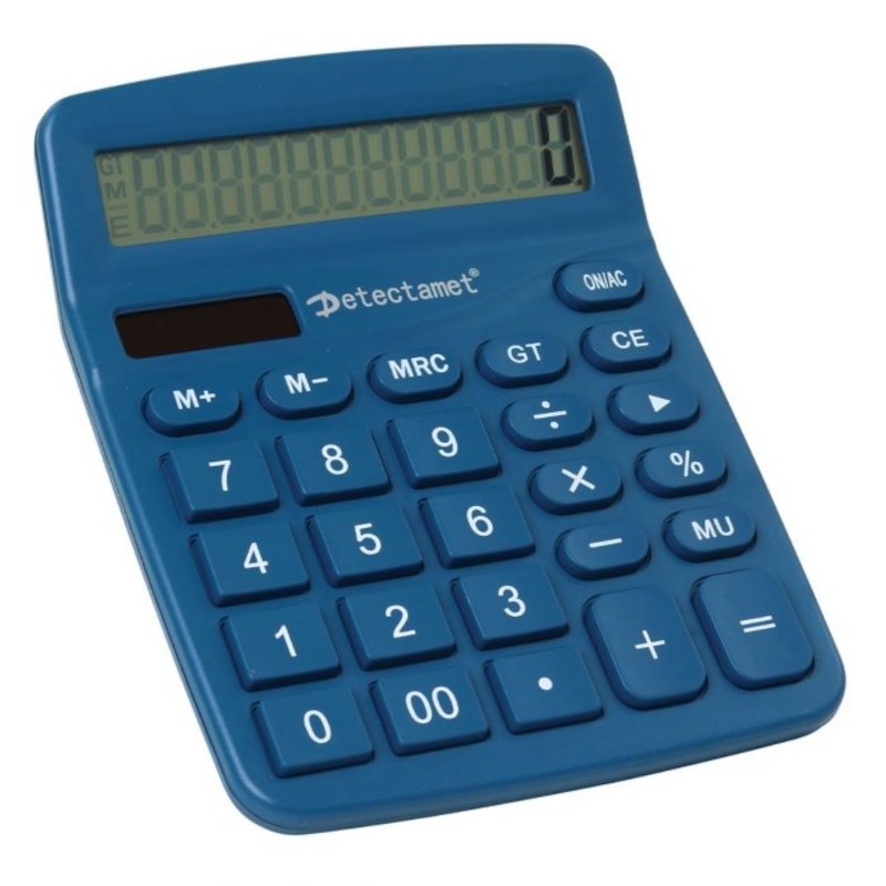 Calculatrice de bureau détectable dimensions 140 x 120 mm