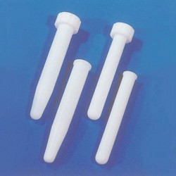 Tube à essai cylindrique PTFE Téflon avec bouchon Cowie technology