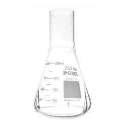 Fiole de culture Erlenmeyer en verre borosilicaté 3.3 de 100 à 1000 ml