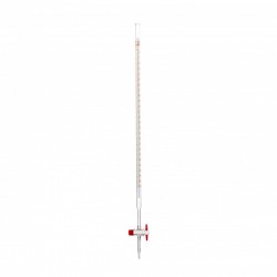 Burette Classe A robinet droit conique en PTFE