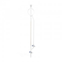 Burette avec réservoir de Classe A robinet conique en PTFE