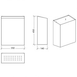 Plan porte document inox A3 portrait