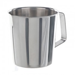 Bécher inox gradué de 500 ml, 1 et  2 litres