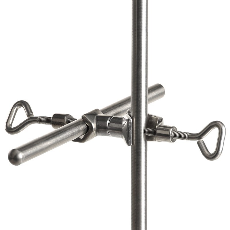 Double Noix de serrage en inox orientable de 0° à 360° Bochem