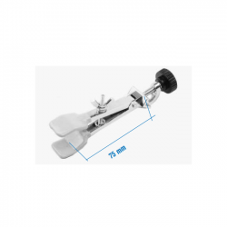 Pince pour statif | Pince pour burette et éprouvette avec noix fixe Selecta | 7000140