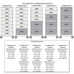 Configuration chariot de transport Euro normes