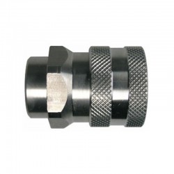 Coupleur inox 80 et 200 bar | Raccord coupleur rapide haute pression COUPL3/8-F inox 3/8" BPS femelle | COUPL3/8-F