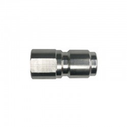 Coupleur inox 80 et 200 bar | Adaptateur rapide haute pression ADAPN1/4-F-S inox 1/4" BPS femelle court | ADAPN1/4-F-S