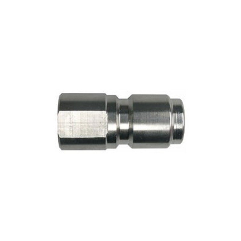 Coupleur inox 80 et 200 bar | Adaptateur rapide haute pression ADAPN1/4-F-S inox 1/4" BPS femelle court | ADAPN1/4-F-S