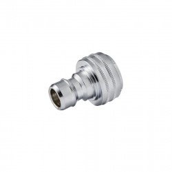 Coupleur rapide NITO laiton | Adaptateur NITO 5361GA3 laiton chromé 1/2" x 1/2",3/4" et M22x1 femelle | AK5361GA3