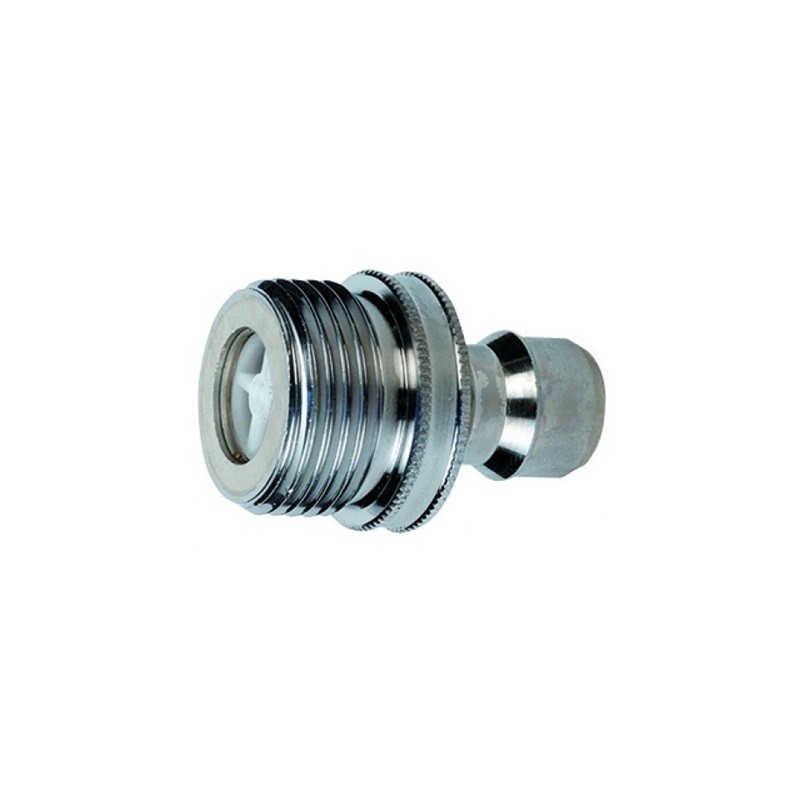 Coupleur rapide NITO laiton | Adaptateur NITO 5364TA3 laiton chromé avec stop 1/2" x 3/4" BPS mâle | AK5364TA3