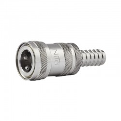 Coupleur rapide NITO Inox | Raccord rapide inox NITO 5453SA3 avec stop 1/2" BPS x embout 1/2" | AK5453SA3