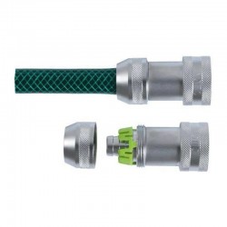 Raccord rapide d'arrosage laiton  | Raccord rapide arrossage laiton chromé NITO 5953LA3 avec stop 1/2" x embout 1/2" | AK5953LA3