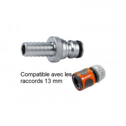 Raccord rapide d'arrosage laiton  | Adaptateur rapide laiton chromé NITO 59600A31 /2" x embout 1/2" | AK59600A3