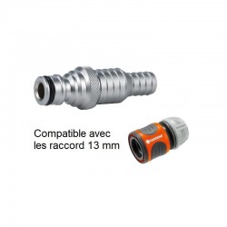 Raccord rapide d'arrosage laiton  | Adaptateur rapide laiton chromé NITO 5960AA31/2" mâle x embout 3/4" + 1/2" | AK5960AA3