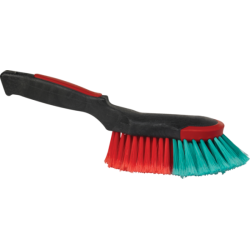 Nettoyage Transport et Industrie | Vikan Brosse à main noire ergonomique 320 mm Souple/fleuré 524652 | VIK-524652