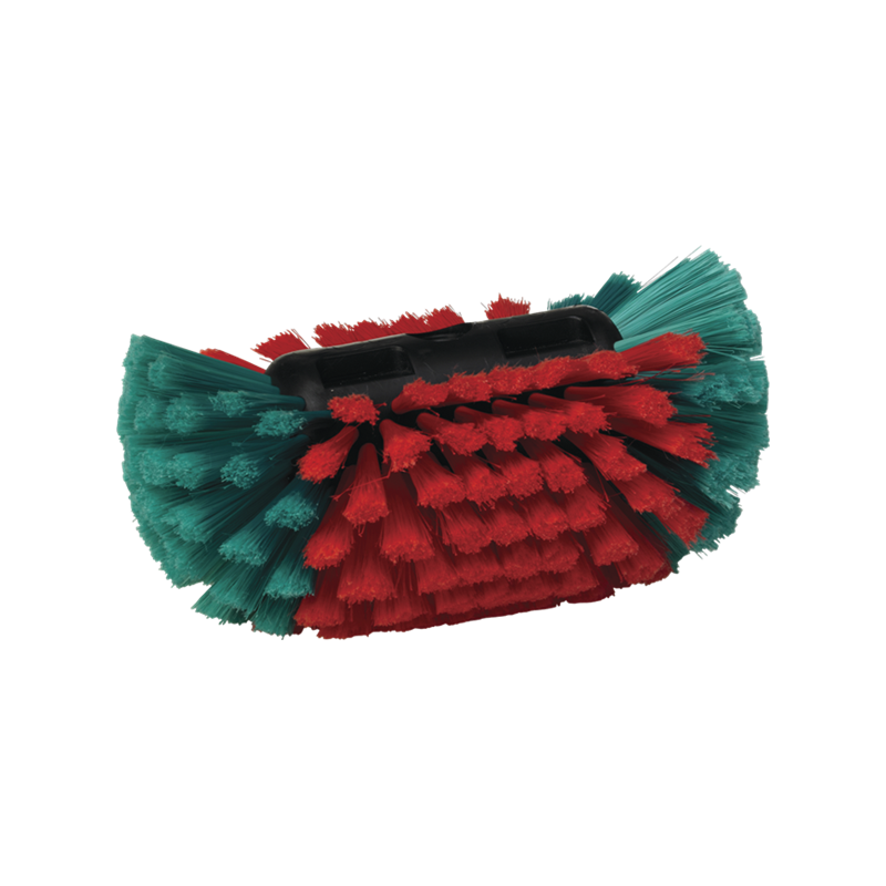 Nettoyage Transport et Industrie | Vikan Brosse à jante noire souple/fleurée à passage d'eau 228 mm 545252 | VIK-545252