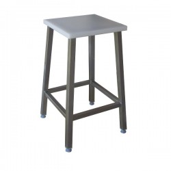 Tabouret Inox 304 assise polypropylène