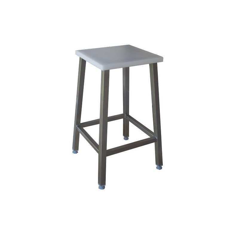 Tabouret Inox 304 assise polypropylène